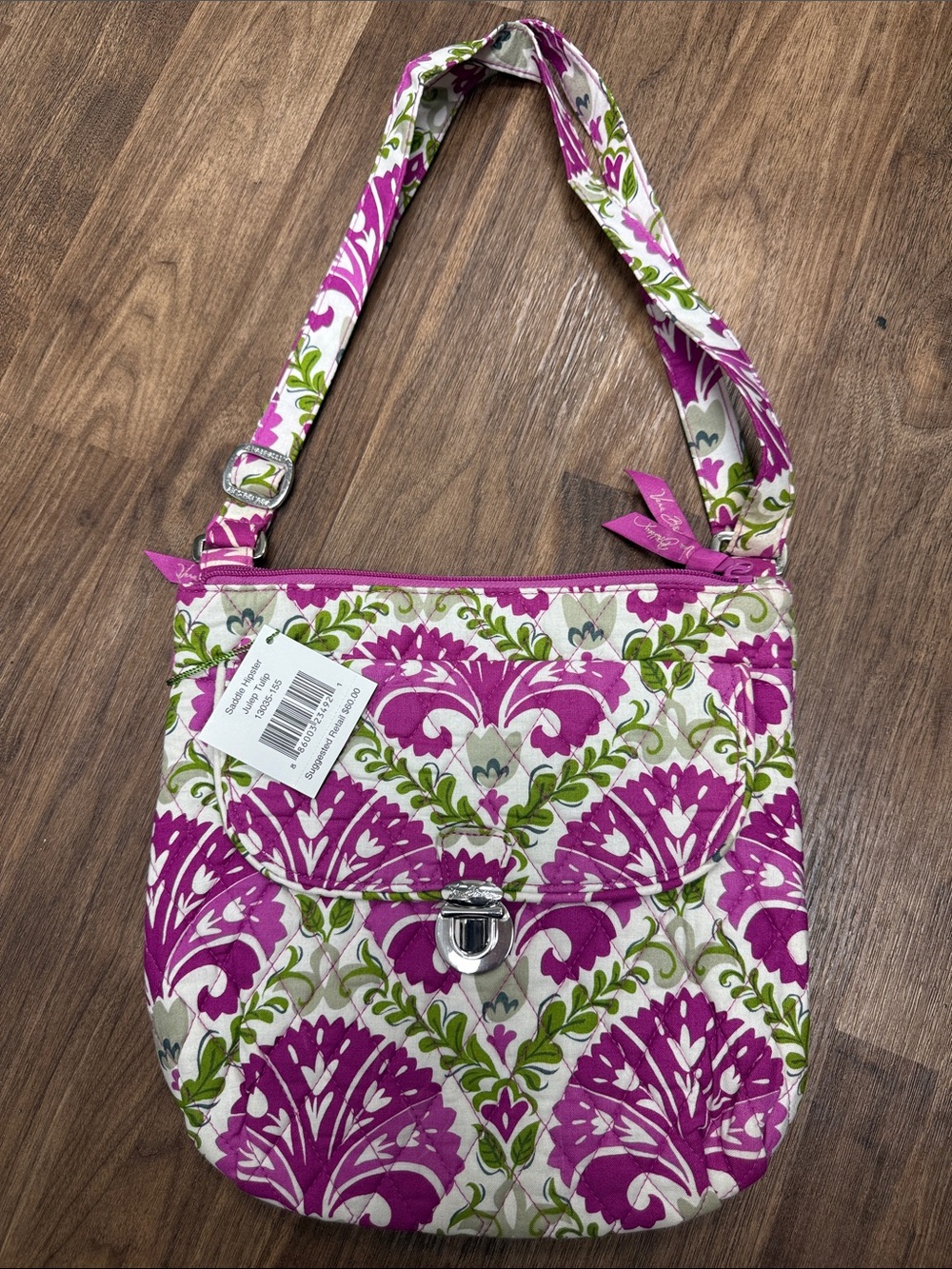 Vera Bradley Saddle Hipster Julep Tulip